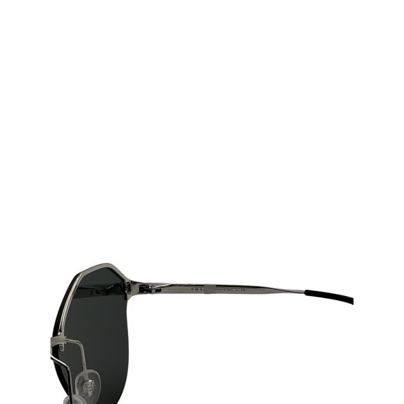 Prada 66mm Black Metal Butterfly Sunglasses Size OS - Picture 6 of 6